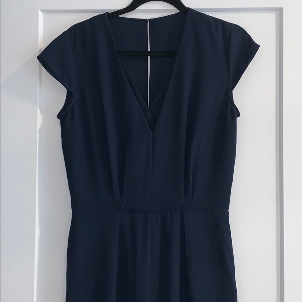 REISS Navy Jumpsuit